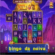 bingo da noiva para imprimir